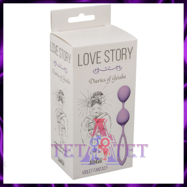 Вагинальные шарики Diaries of Geisha фиолетовые
