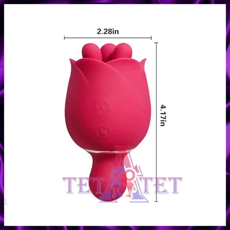 Малиновый клиторальный вибростимулятор-бутон Bior toys 
