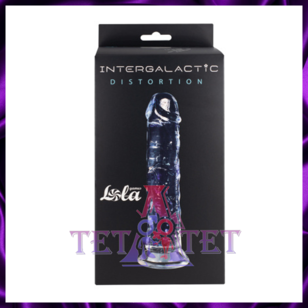 Прозрачный дилдо Intergalactic Distortion 16см
