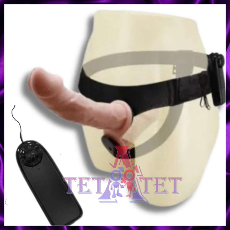 Двухсторонний вибрострапон Ultra Passionate Harness Dual Penis Strap On 