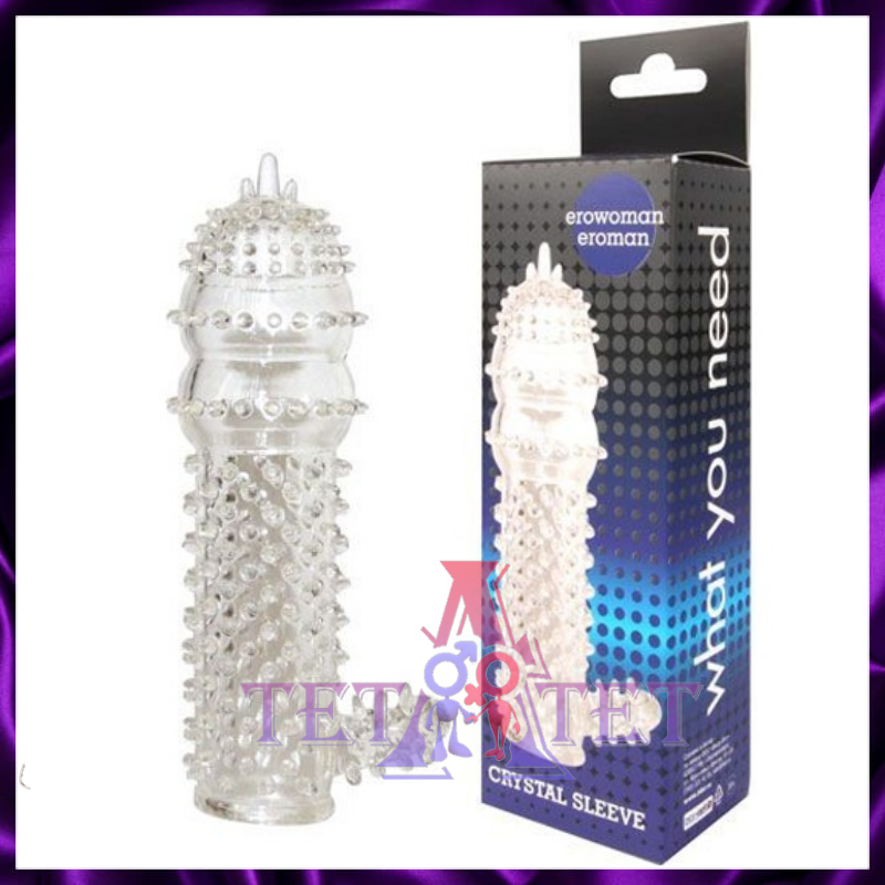 Насадка BIOR TOYS Закрытая прозрачная Crystal sleeve - 12,8 см.