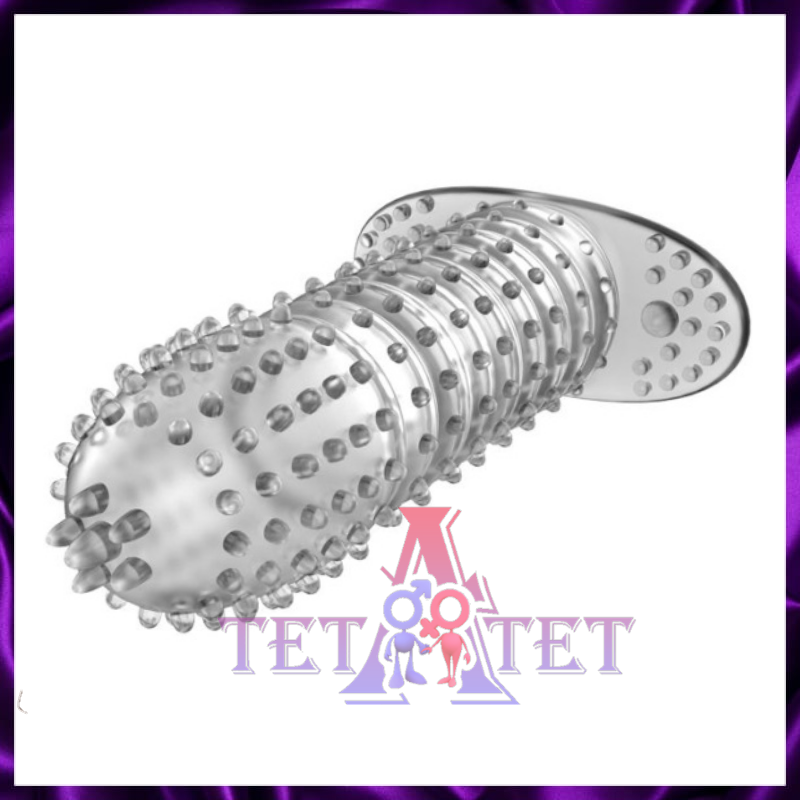 Насадка BIOR TOYS Закрытая прозрачная Crystal sleeve - 12 см.