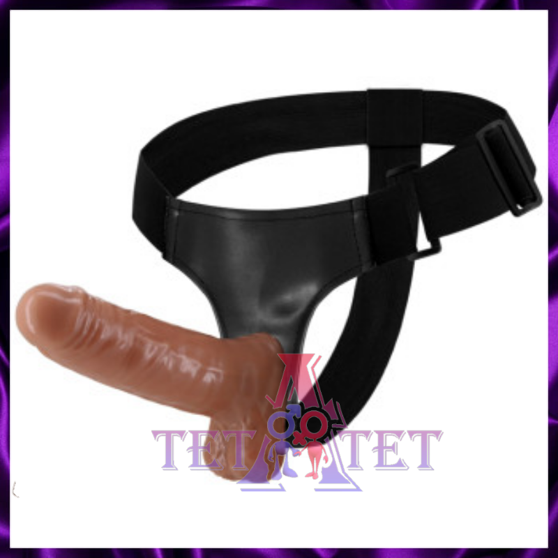 Страпон с вибрацией и пультом управления Passionate harness 16см