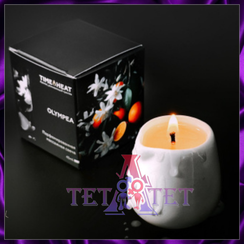 Свеча массажная OLYMPEA, 45 мл TIME HEAT