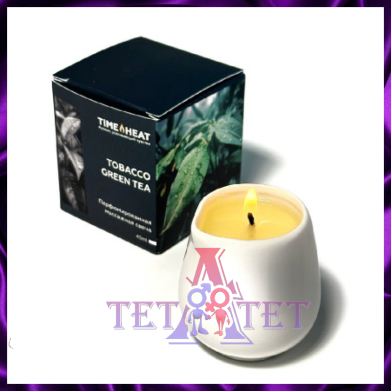 Массажная свеча Tobacco green tea