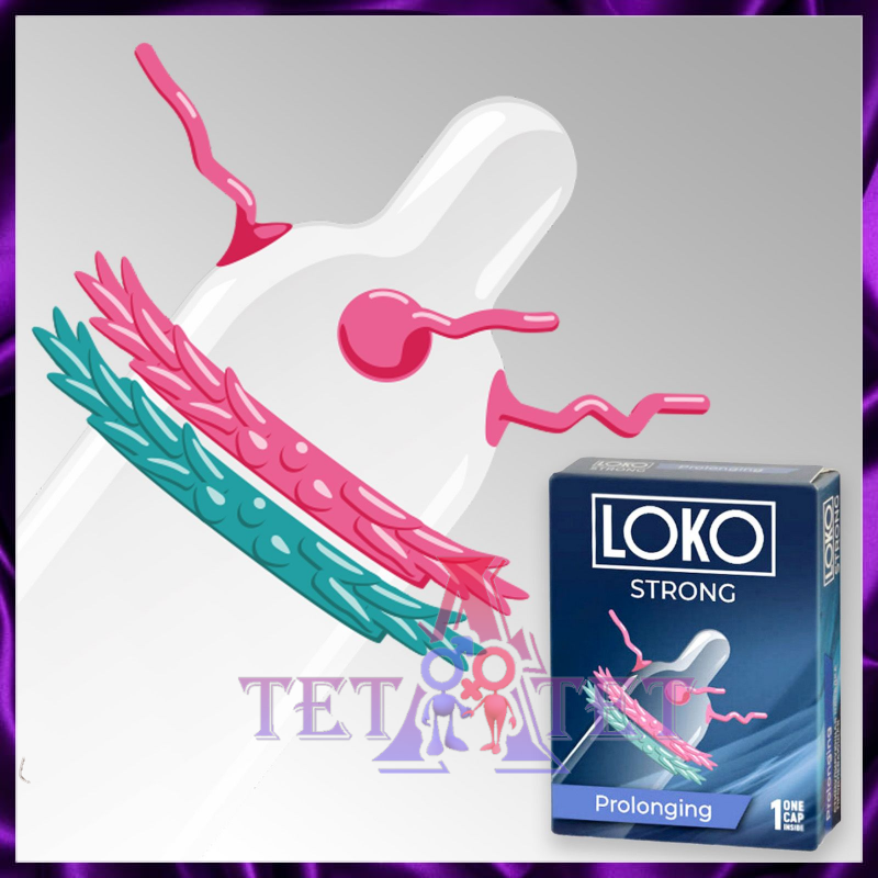 Стимулирующая насадка LOKO LUXE 1 шт.