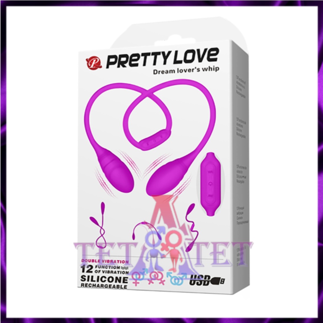 Виброяйцо Pretty Love с двумя концами