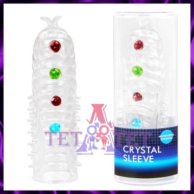 Закрытая насадка «Crystal Sleeve» шарики и усики.