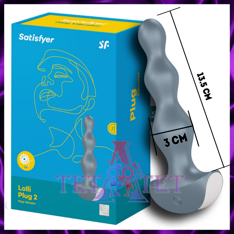 Вибрирующая анальная пробка Satisfyer Lolli-Plug Two
