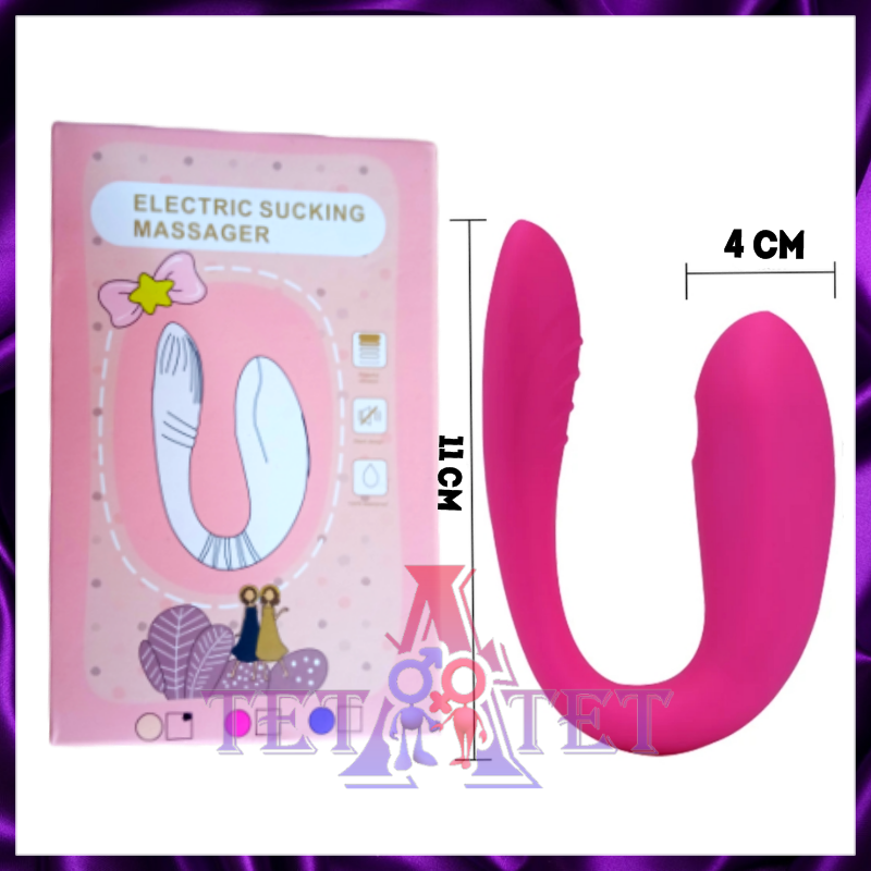 Многофункциональный вибростимулятор для пар с вакуумной стимуляцией клитора. 