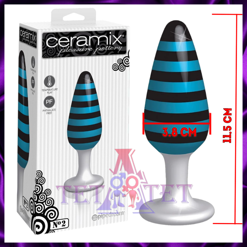 Анальная пробка из керамики Ceramix Pleasure Pottery Plug No. 2