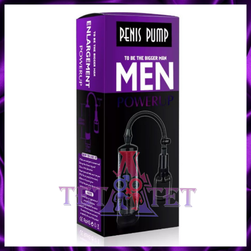 Вакуумная помпа с ручным насосом Black Men Powerup черный
