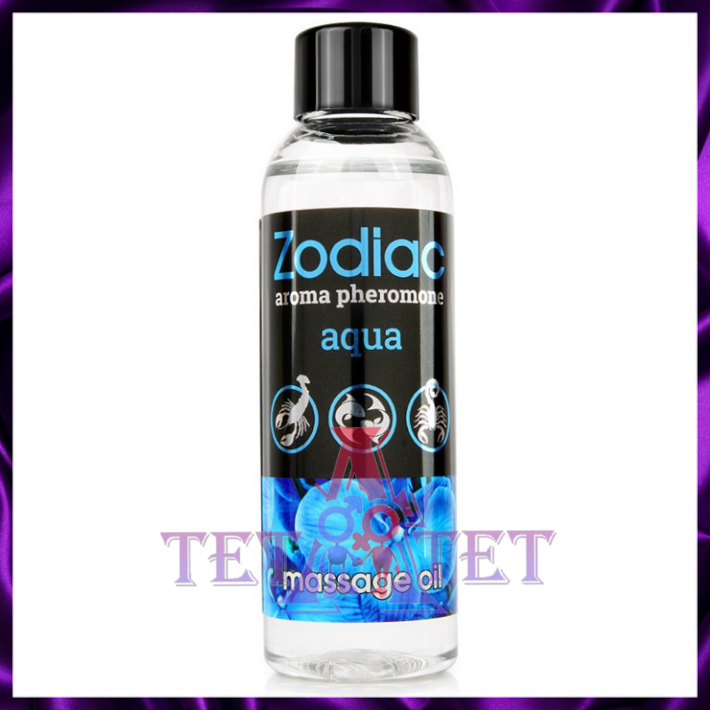 Массажное масло с феромонами «Zodiac Aqua», 75 мл