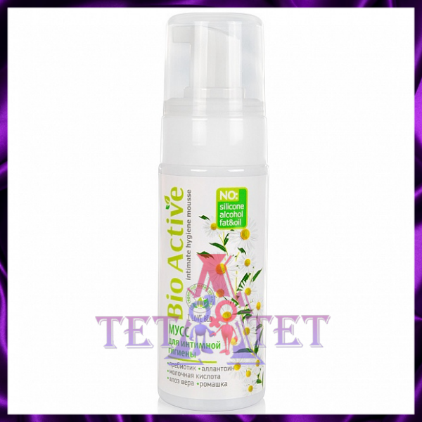 BIO ACTIVE мусс для интимной гигиены 150гр