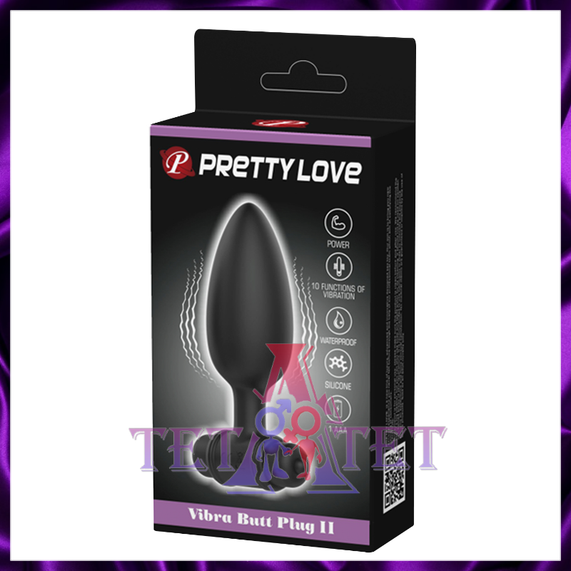 Анальный стимулятор с вибрацией Pretty Love Vibra Butt Plug II