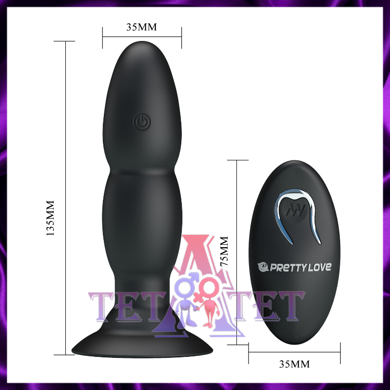 Анальная пробка с римминг-эффектом на дистанц. управлении Beaded for Extra Pleasure BAILE